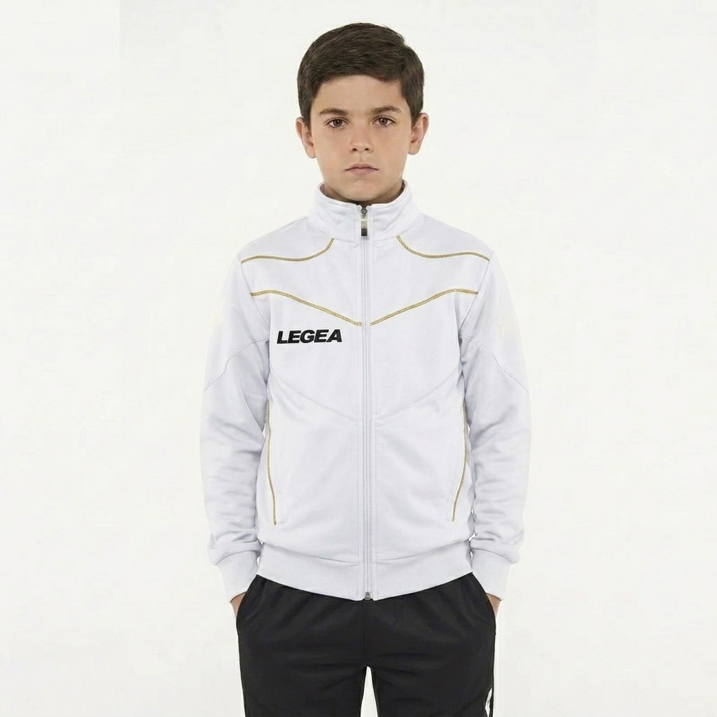 legea-texas-junior-giacca-sportiva-con-zip-bianco-2xs image 1