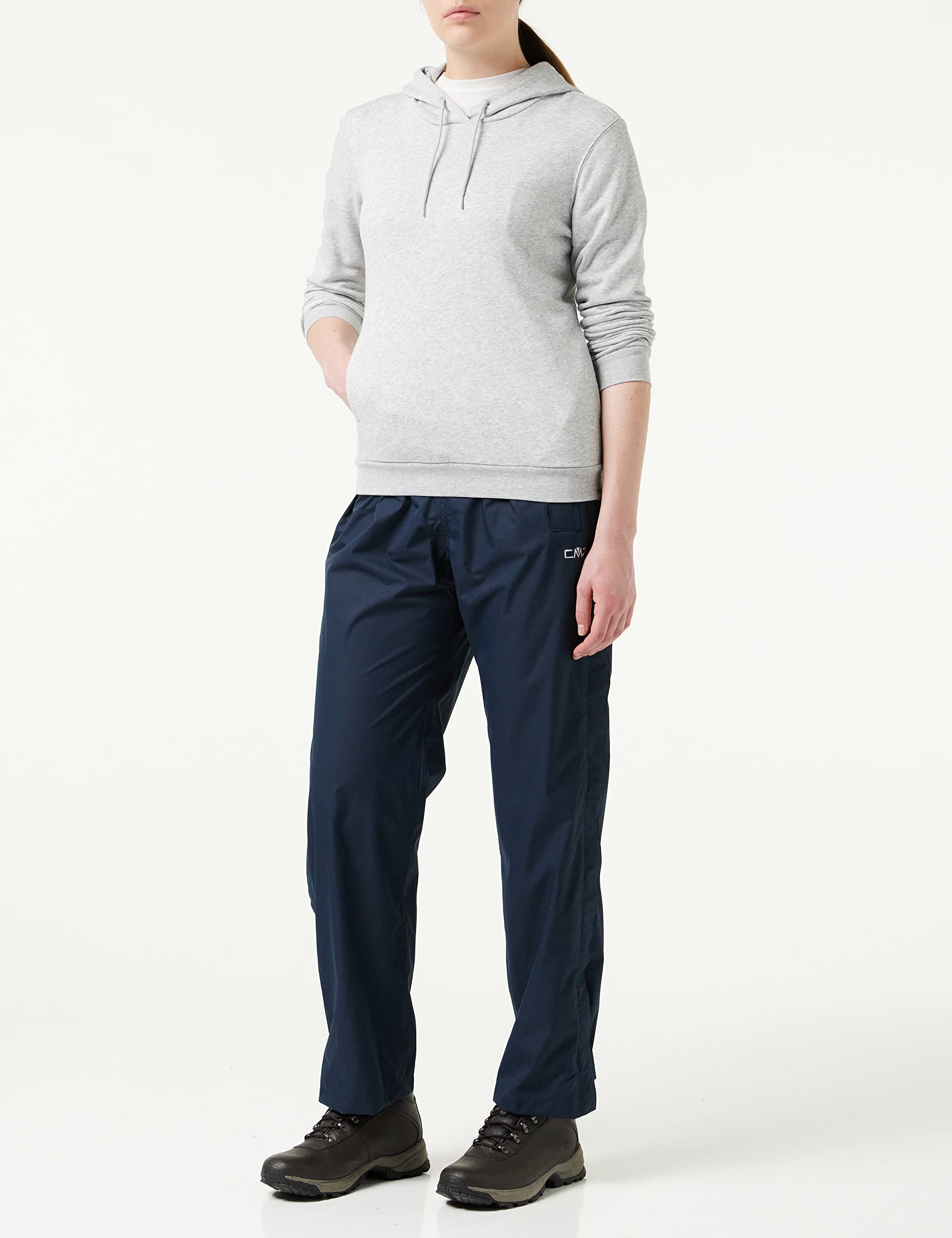 cmp-pant-rain-donna-con-zip-laterali-lunghe-pantaloni-antipioggia image 2