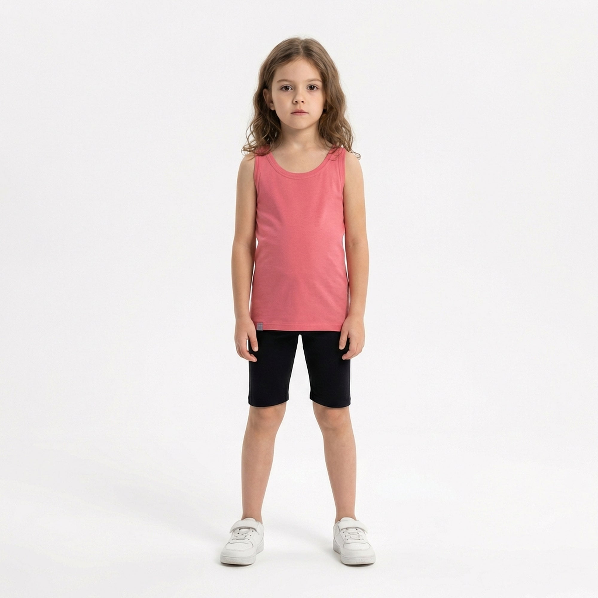 legea-raita-canotta-cotone-spalle-larghe-rosa-scuro-xs image 1