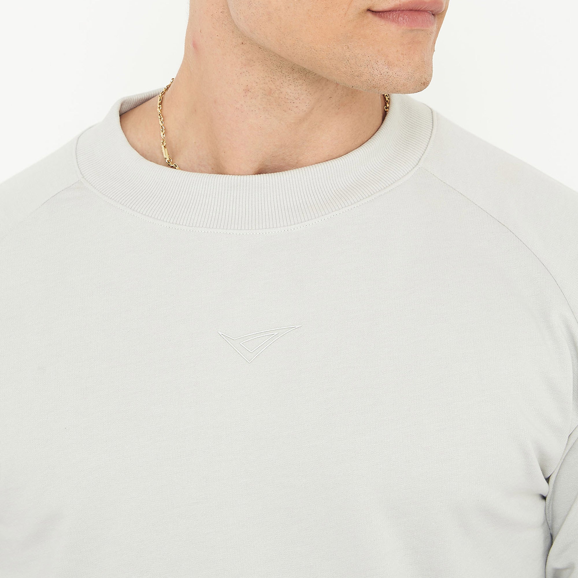 legea-f-gorn-felpa-in-cotone-girocollo-grigio-chiaro-m image 3