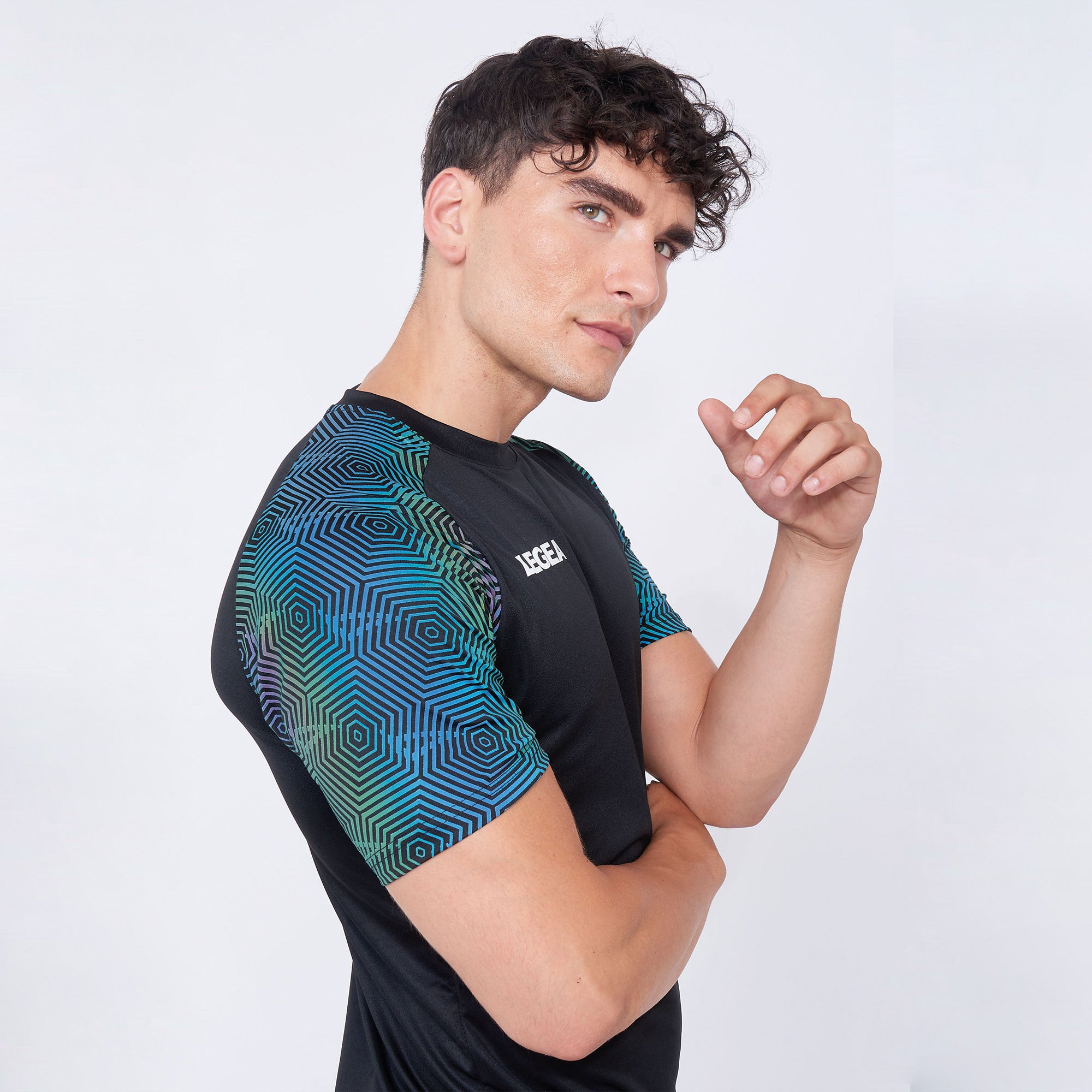 legea-giacarta-maglia-running-nero-verde-tiffany-s image 2