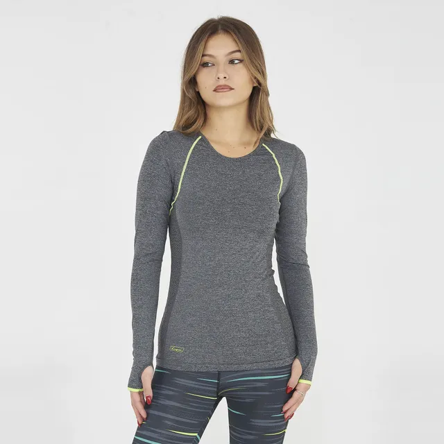 legea-meir-maglia-da-running-donna-manica-lunga-con-passapollice-grigio-melange- image 1