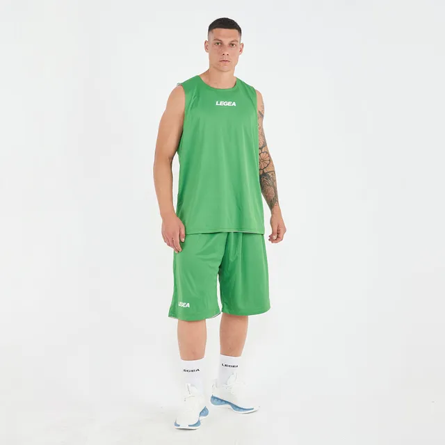 legea-kit-reverse-maglia-basket-reversibile-verde-bianco-2xs image 1
