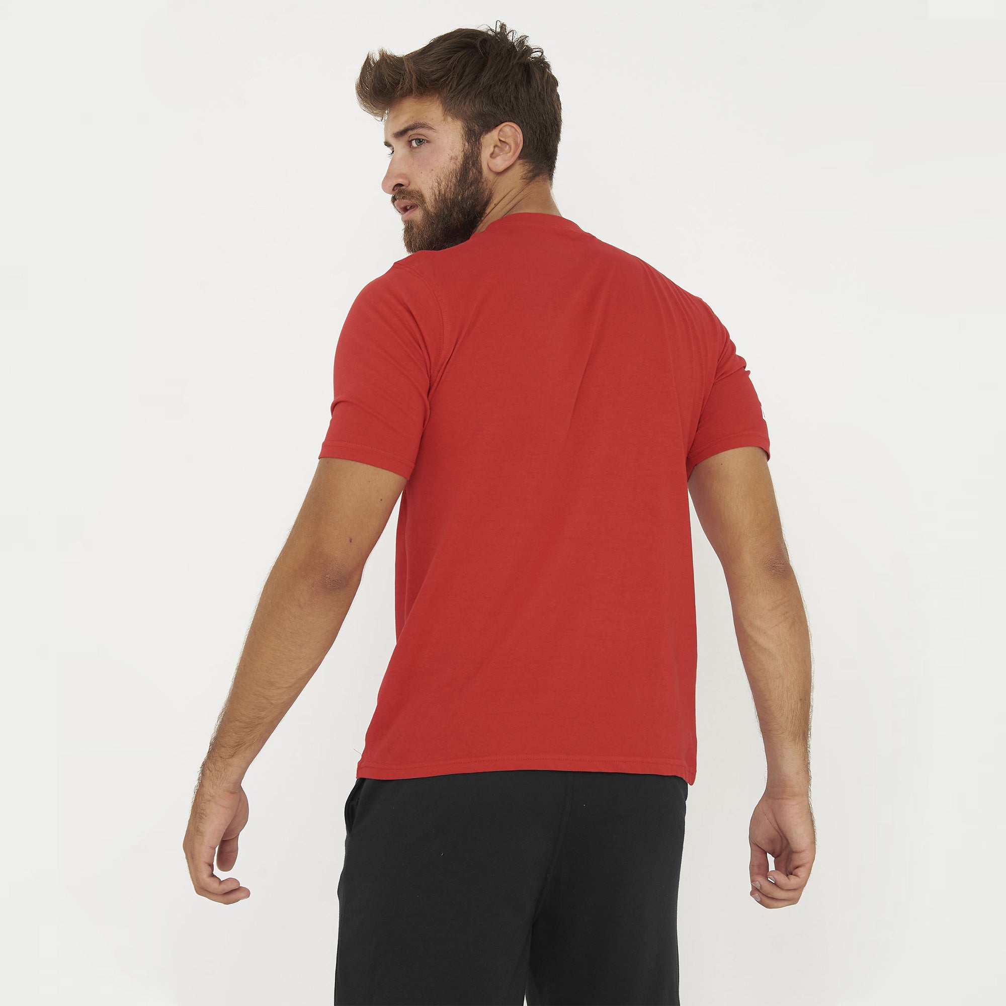 legea-t-shirt-in-cotone-performance-rosso-nero-s image 2