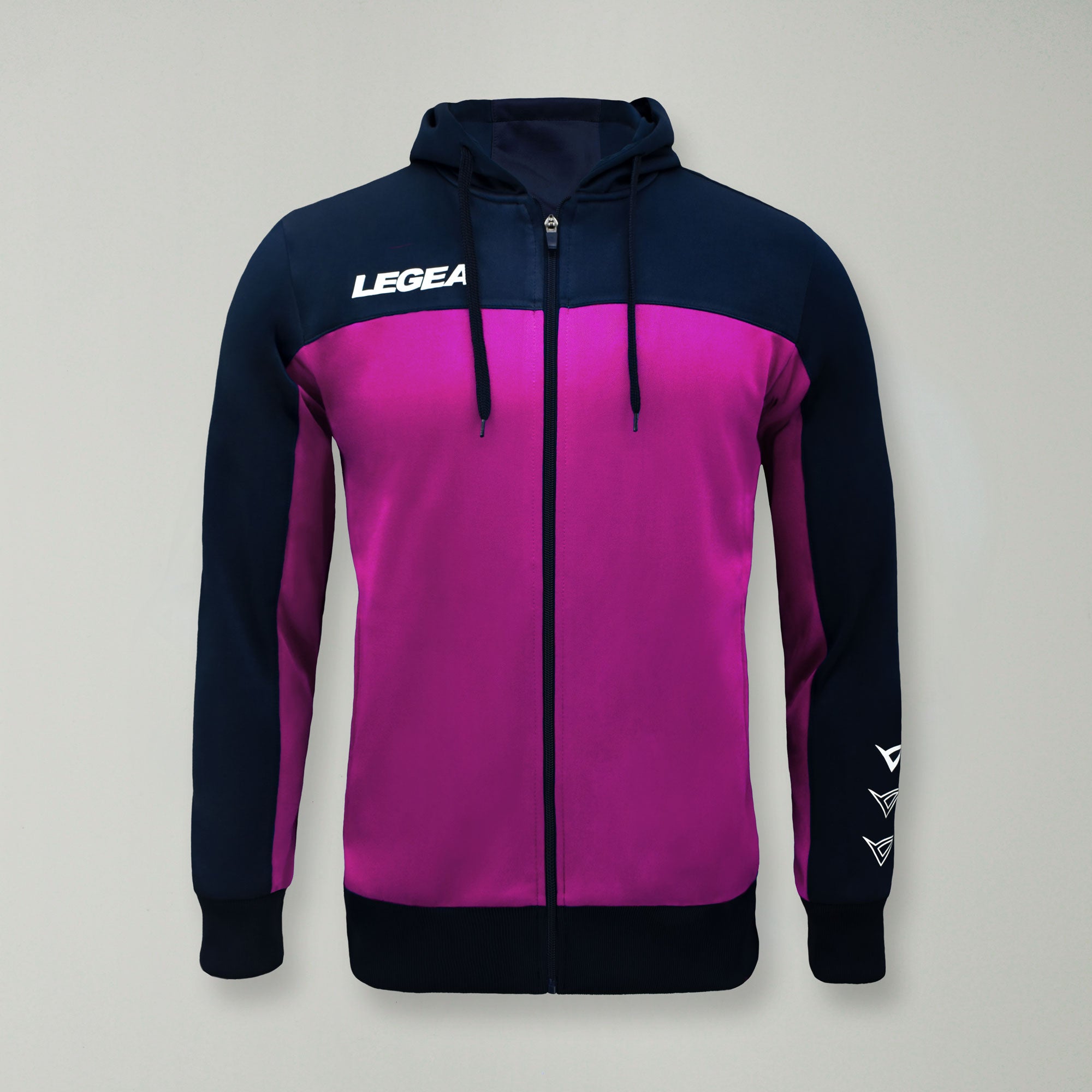 legea-flex-giacca-sportiva-con-zip-blu-fucsia-l image 1