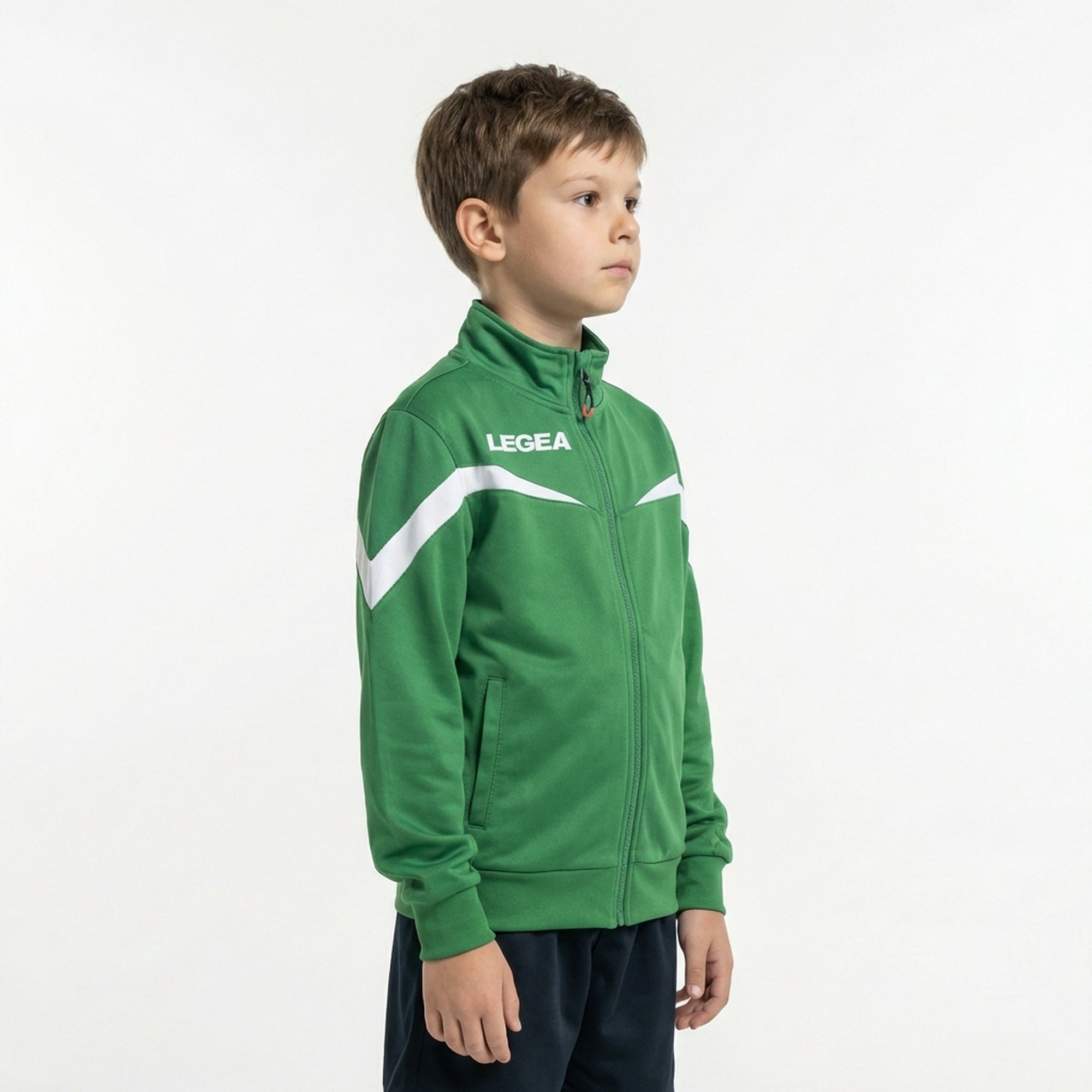 legea-mosca-giacca-sportiva-con-zip-verde-3xs-taglie-piccole image 3