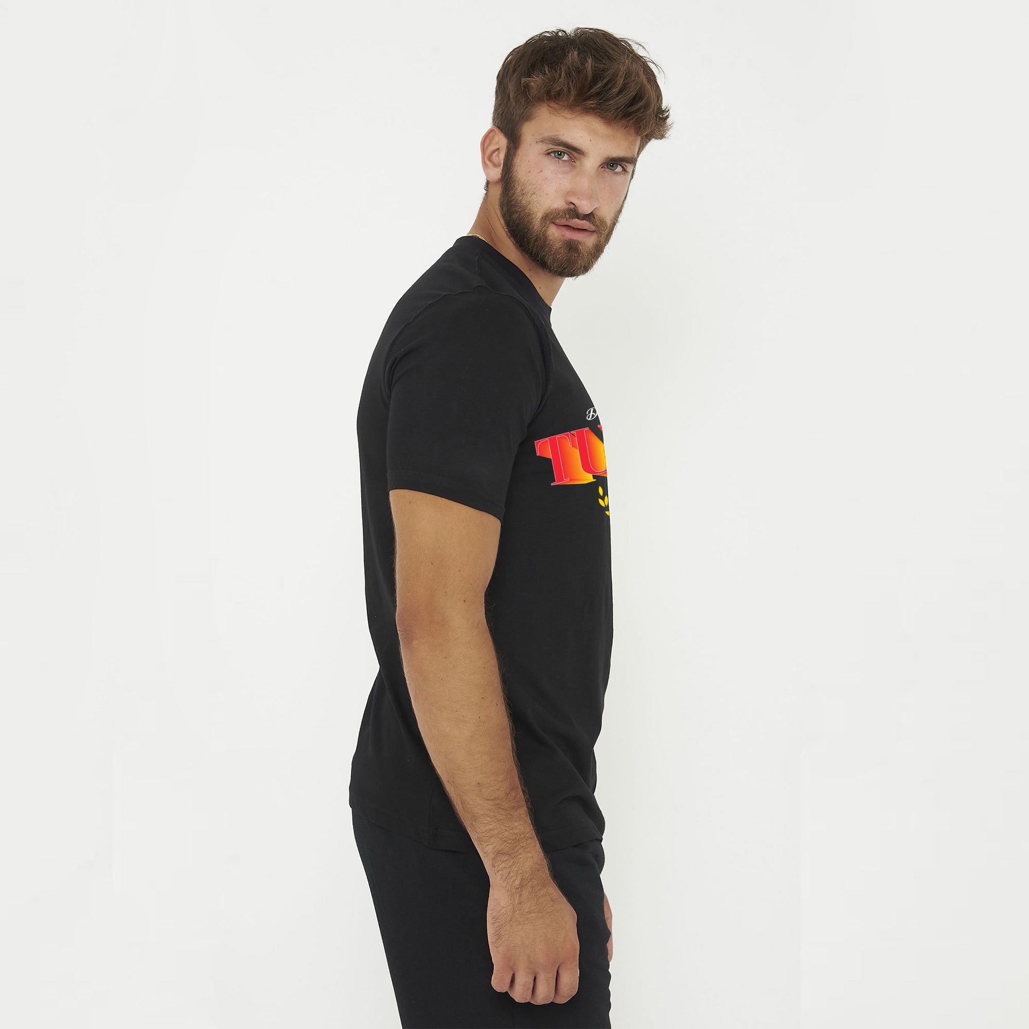 legea-turbo-t-shirt-in-cotone-nero-rosso-l image 4