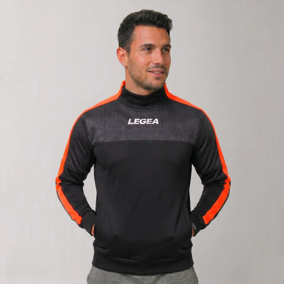 legea-giacca-da-allenamento-damasco-nero-arancio-fluo-s image 1