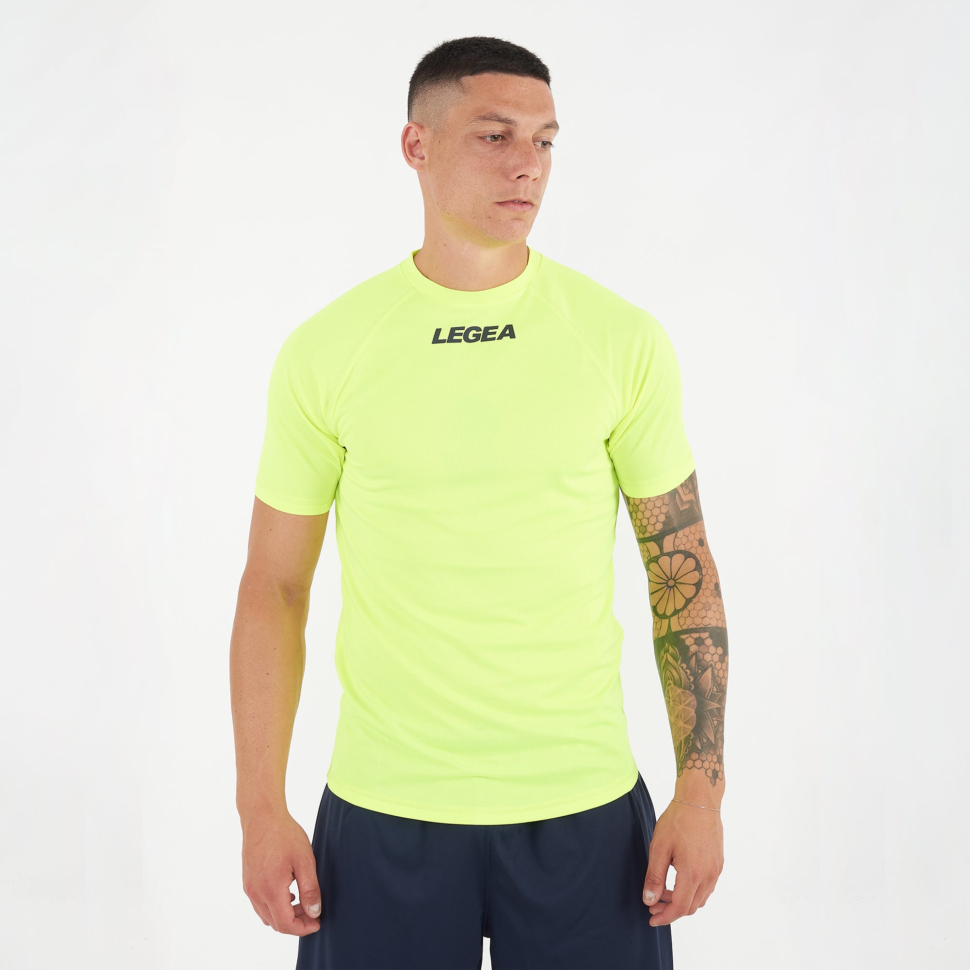 legea-lipsia-event-maglia-in-poliestere-giallo-fluo-xs image 1