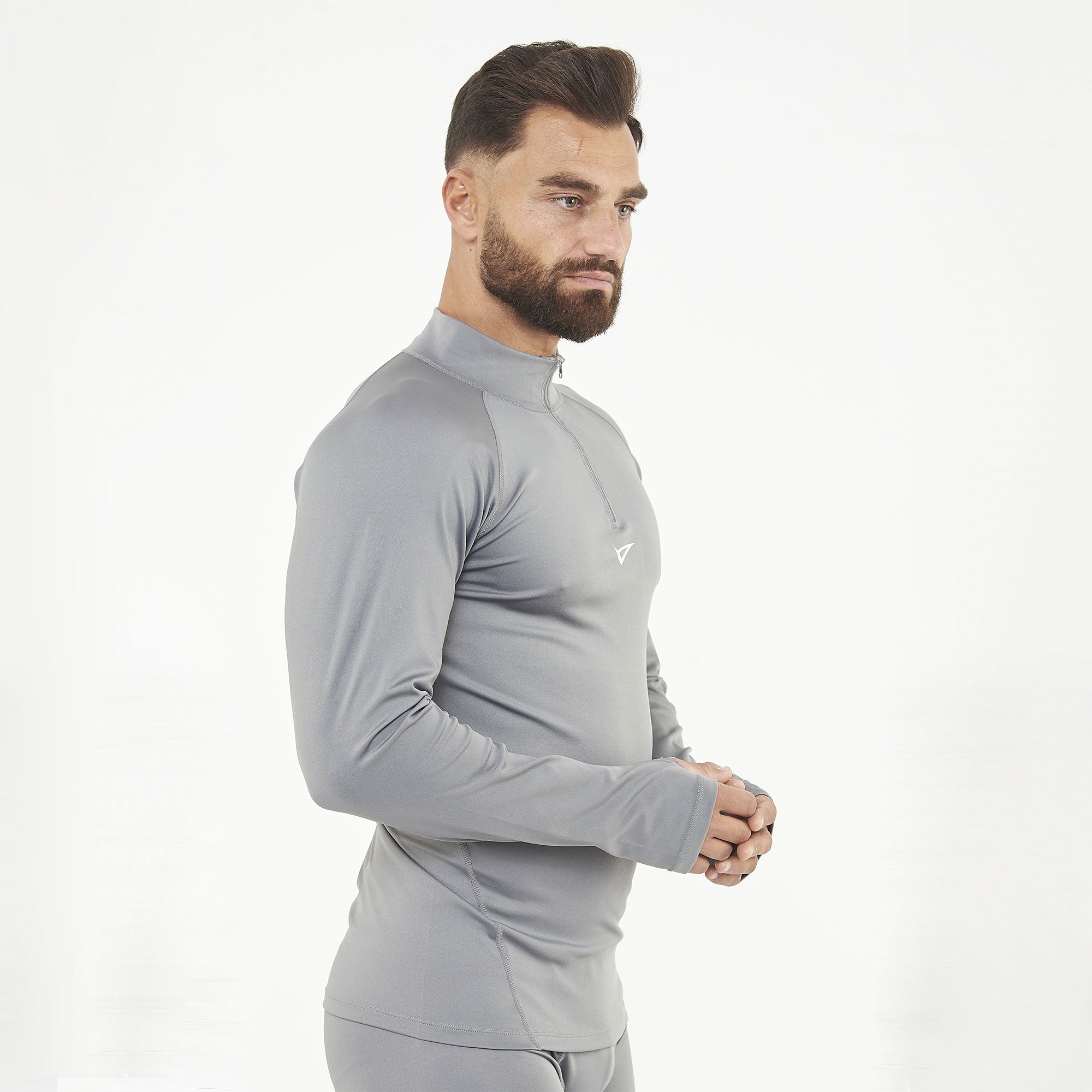 legea-ironboy-turbo-maglia-termica-mezza-zip-piombo-xl-2xl image 5
