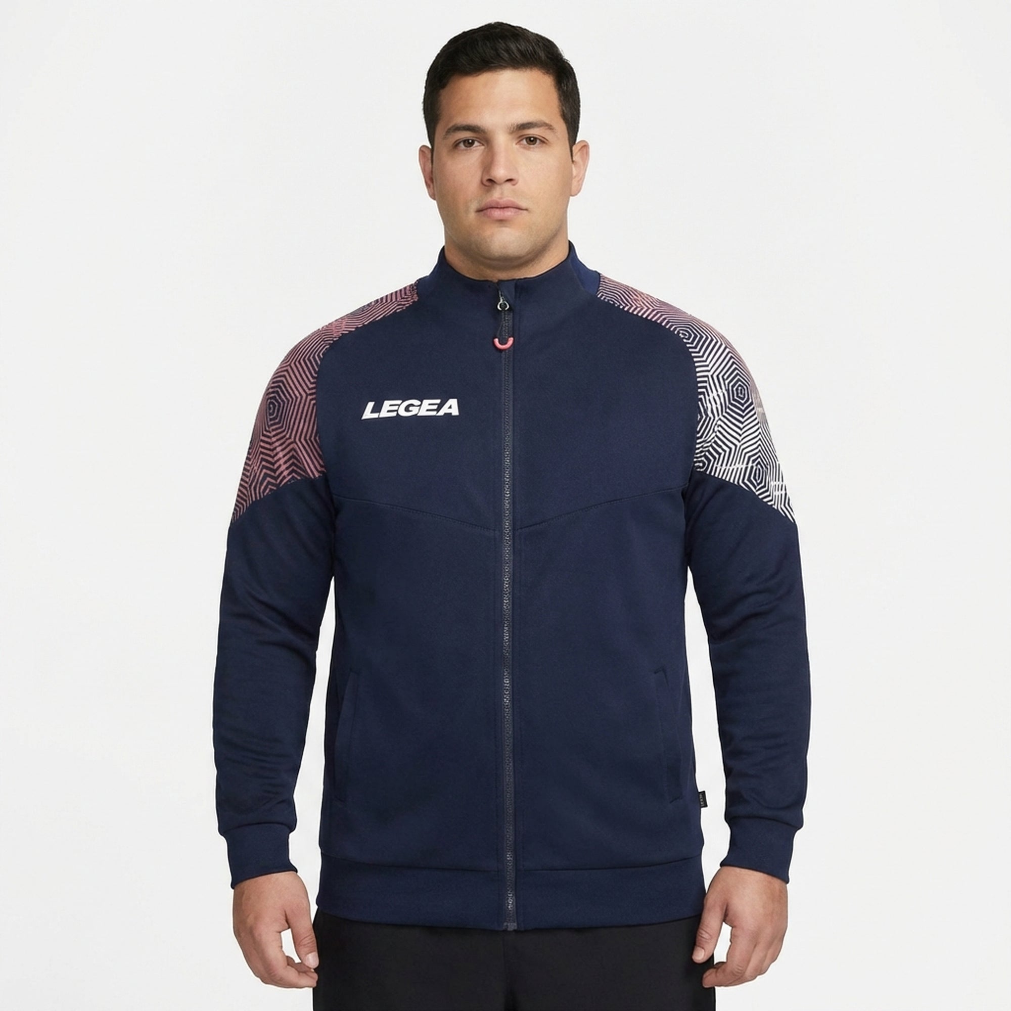 legea-giacca-manila-antivento-oversize-blu-pesca-neon-3xl image 1