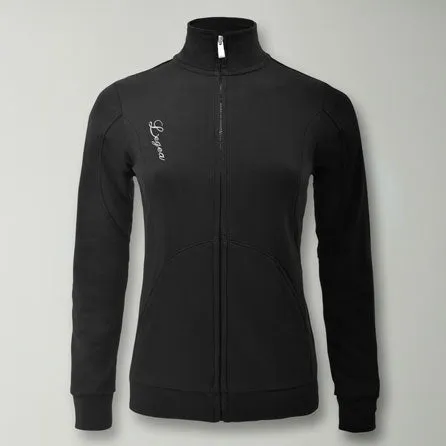 legea-karida-felpa-con-mezza-zip-in-cotone-nero-xl image 1