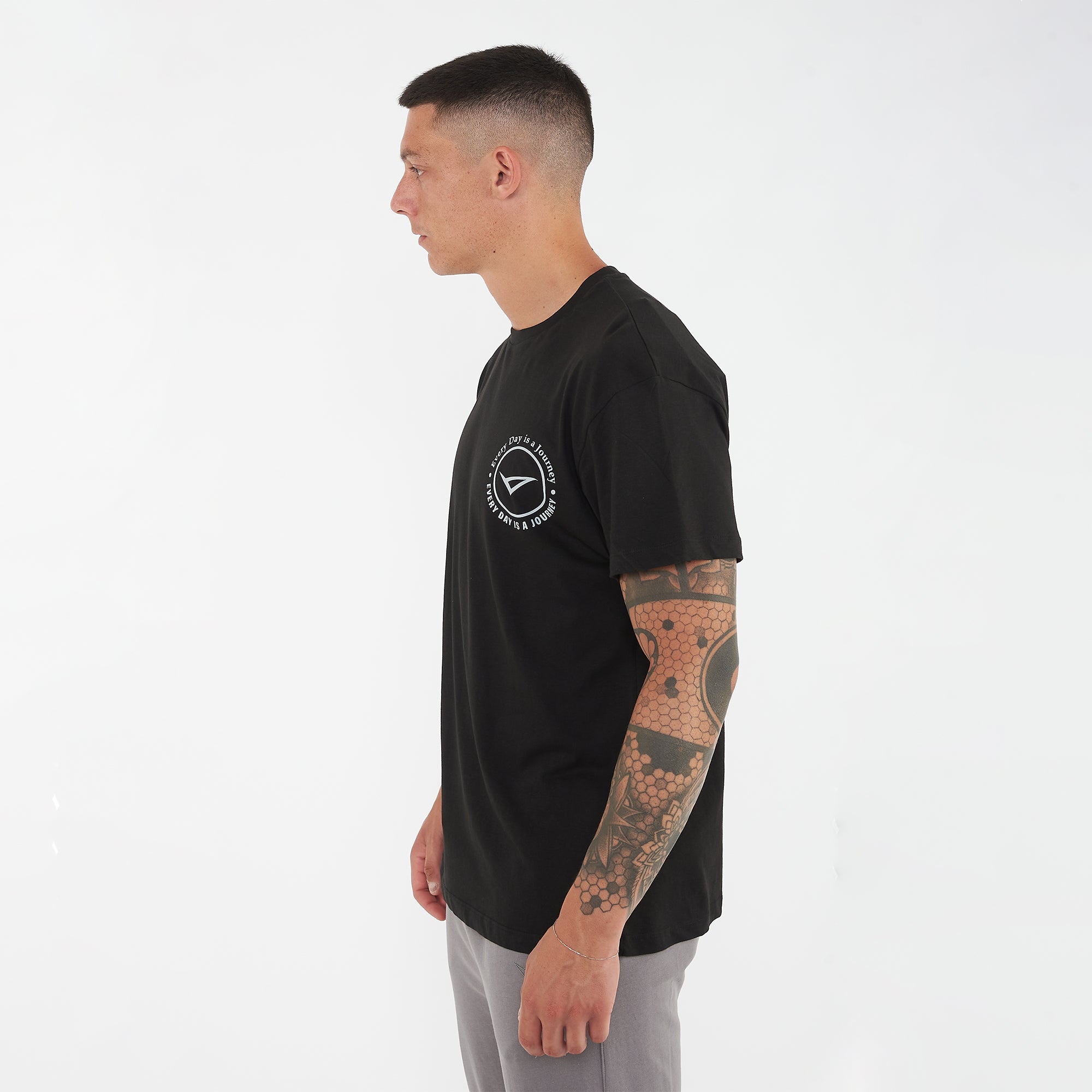 legea-traveller-t-shirt-in-cotone-nero-xl image 2