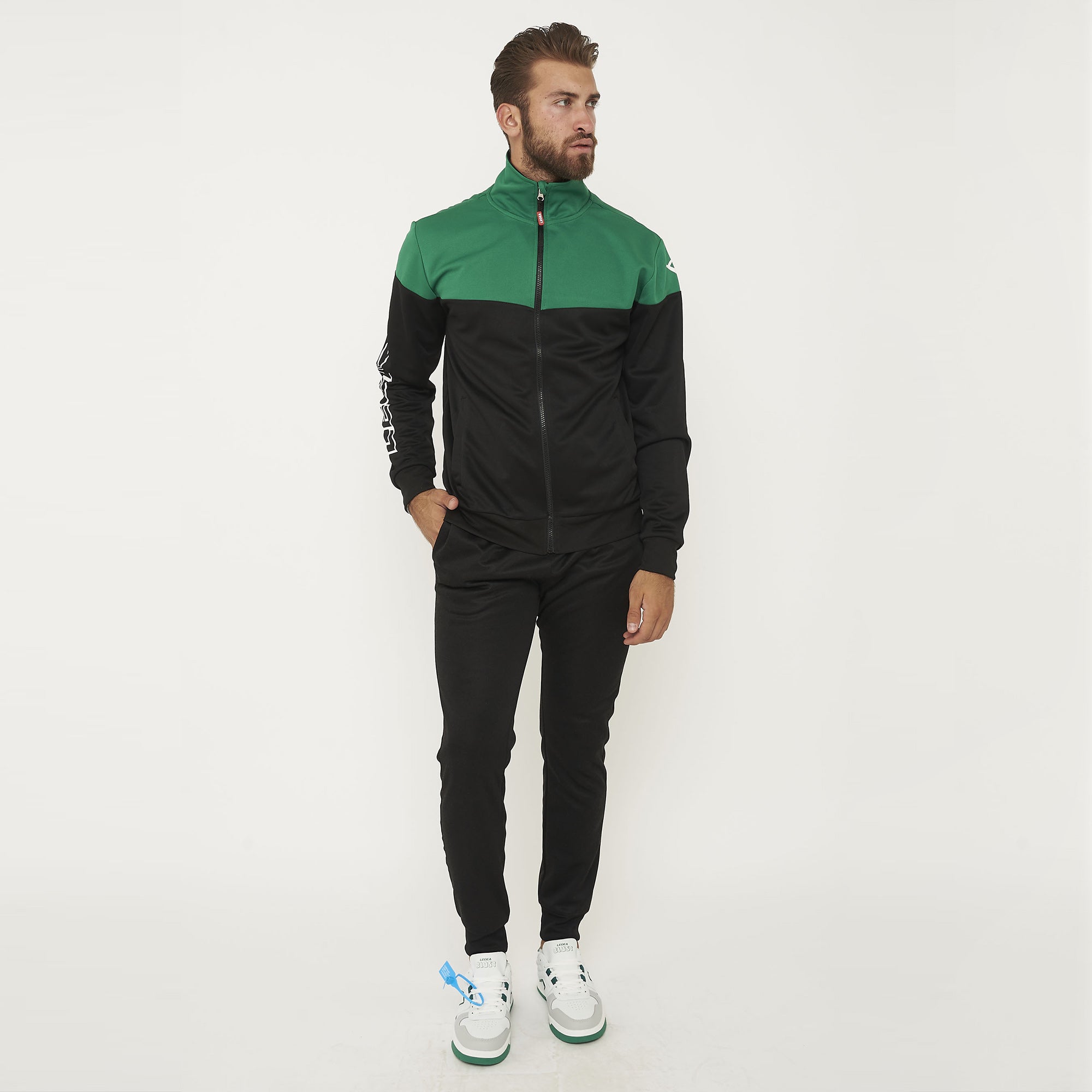 legea-ontario-tuta-sportiva-completa-verde-nero-m image 1
