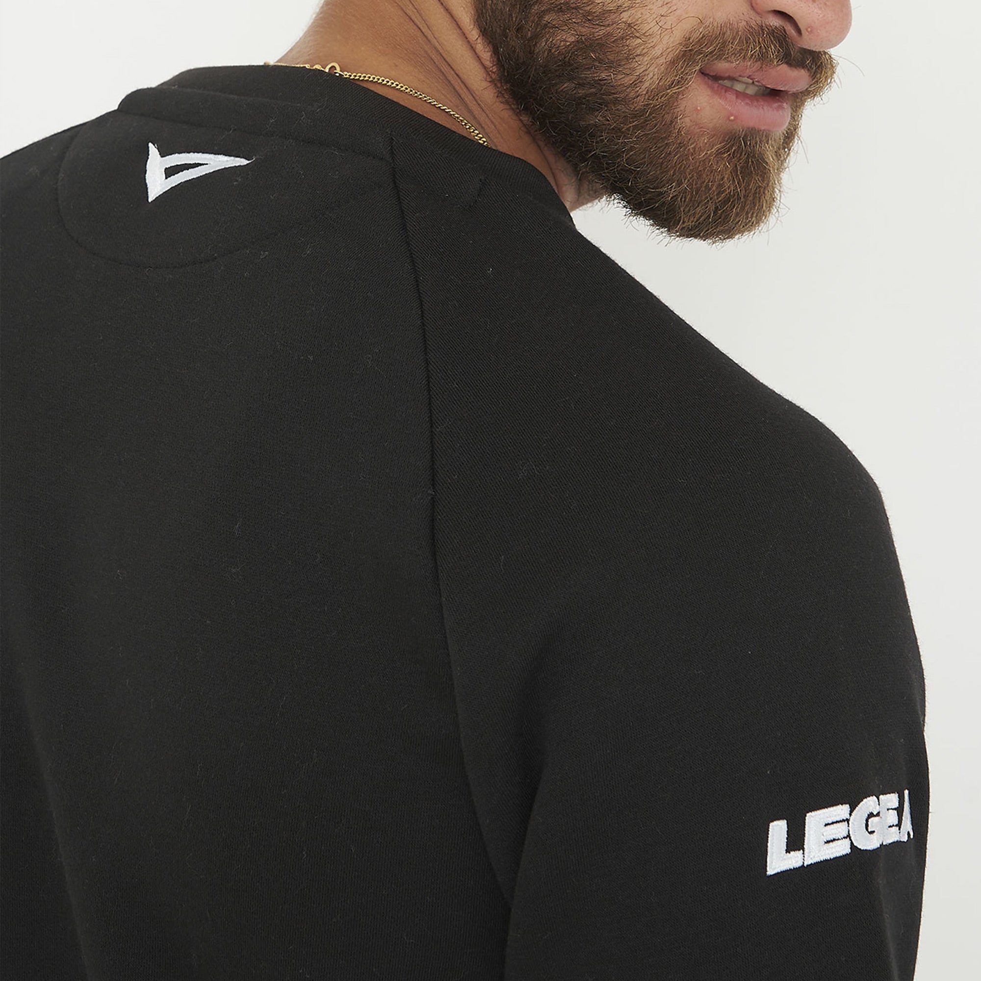 legea-zagabria-felpa-girocollo-mezza-zip-nero-nero-s image 4