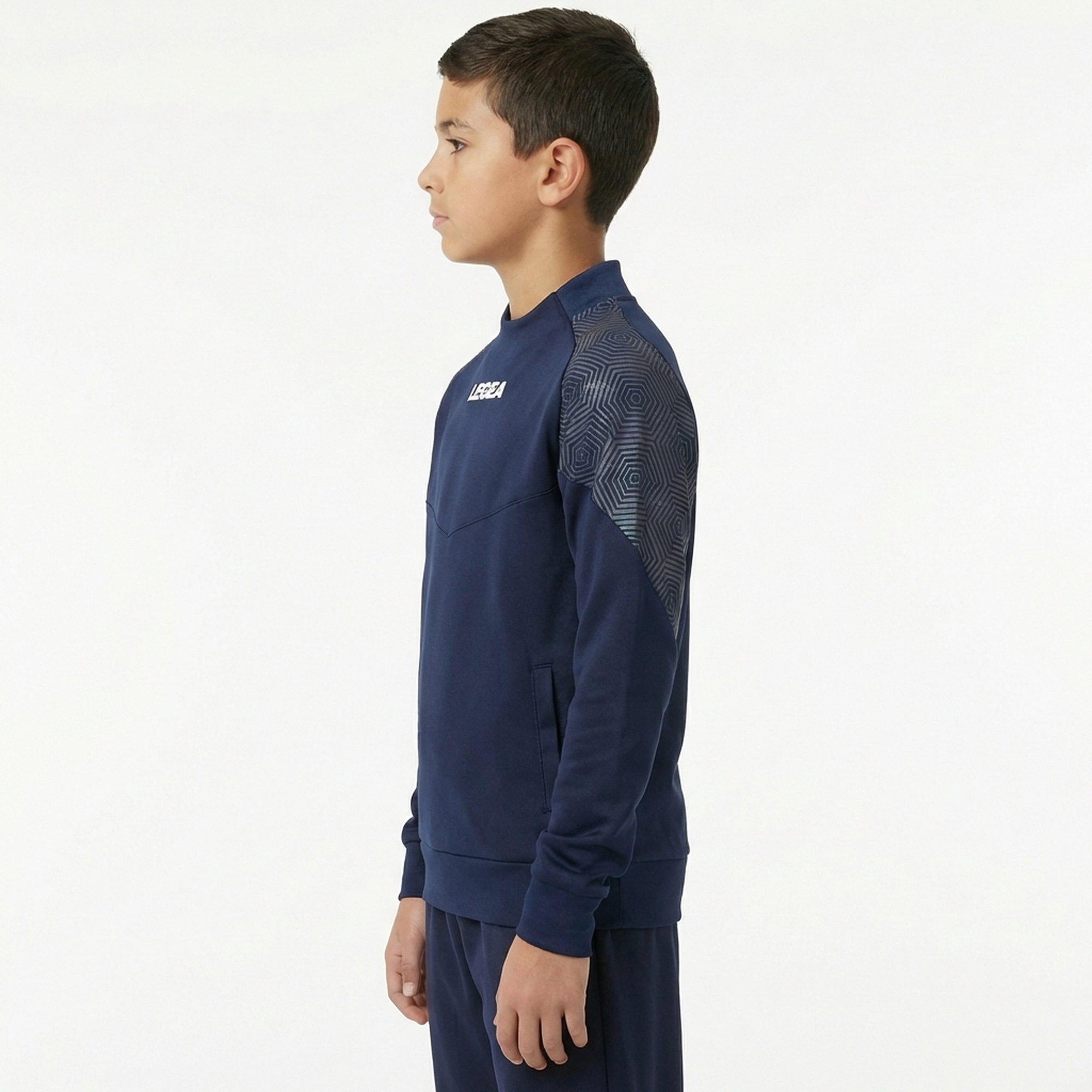 legea-petra-giacca-con-zip-mezza-cerniera-blu-2xs image 3