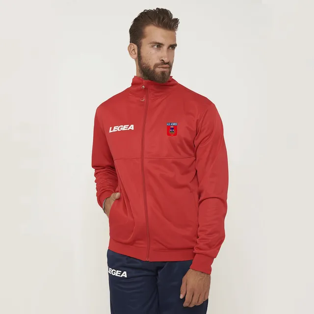 legea-cuba-giacca-sportiva-con-zip-rosso-altarese-1929 image 1