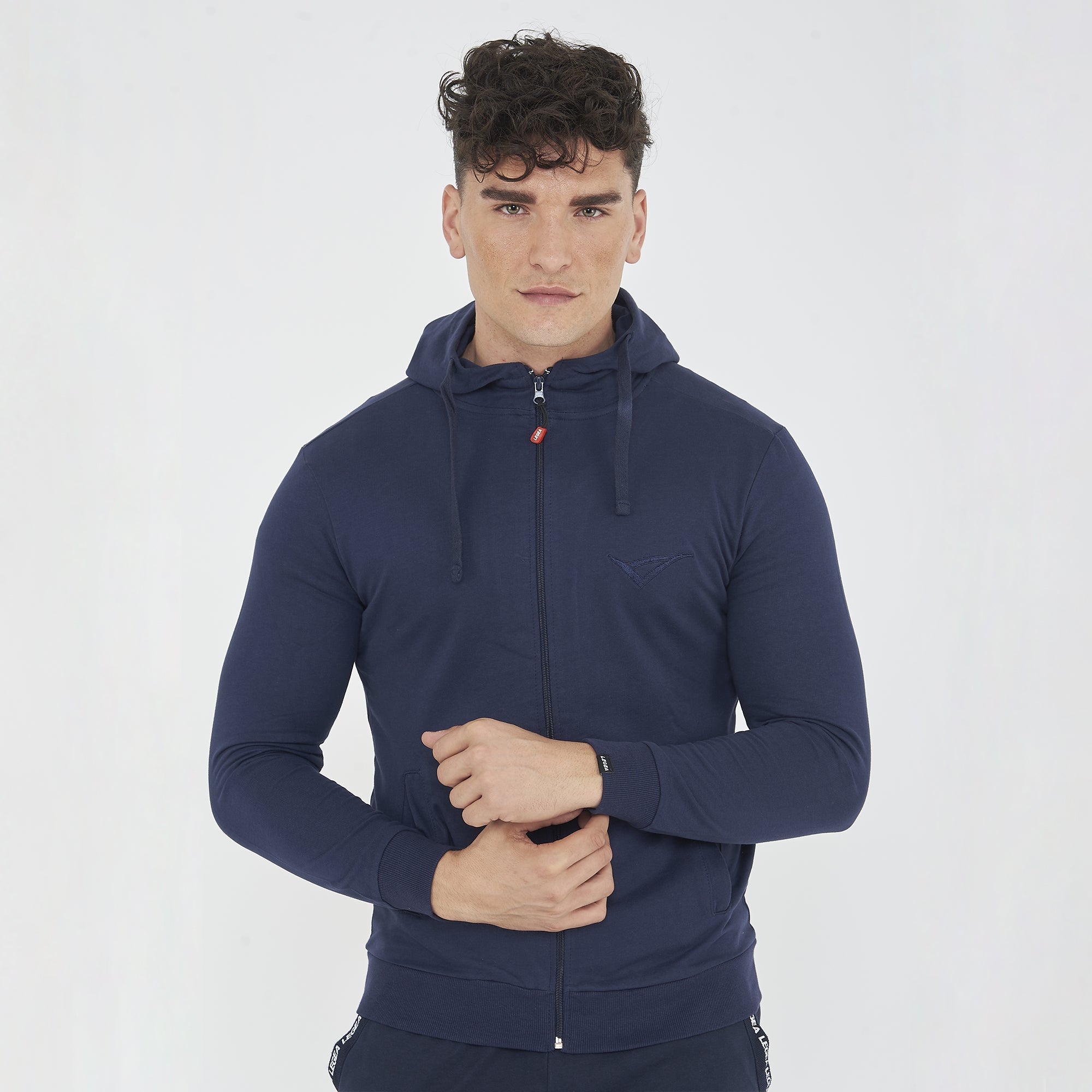 legea-maya-giacca-leggera-in-cotone-blu-s image 1
