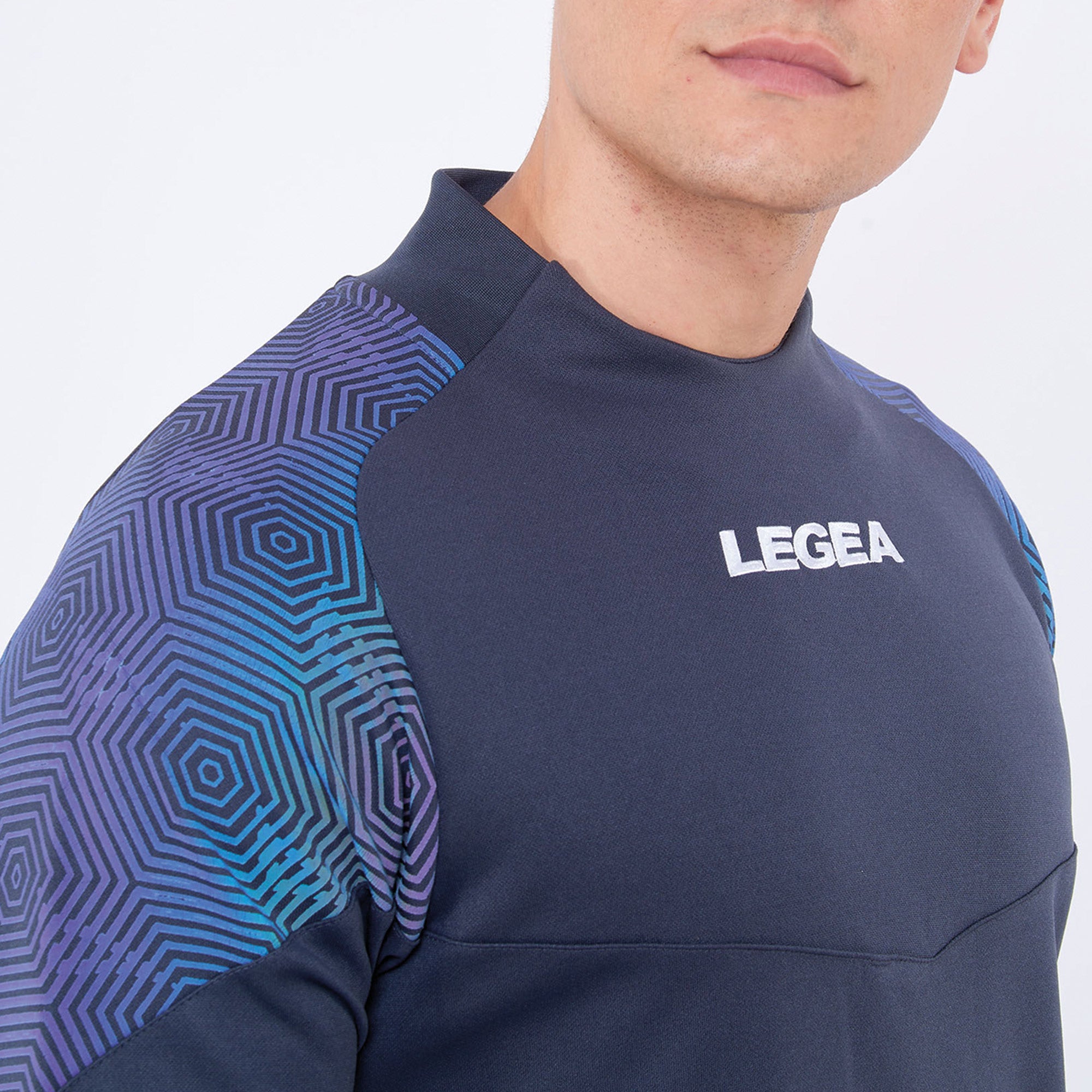 legea-giacca-con-zip-petra-grigio-scuro-turchese-l image 2