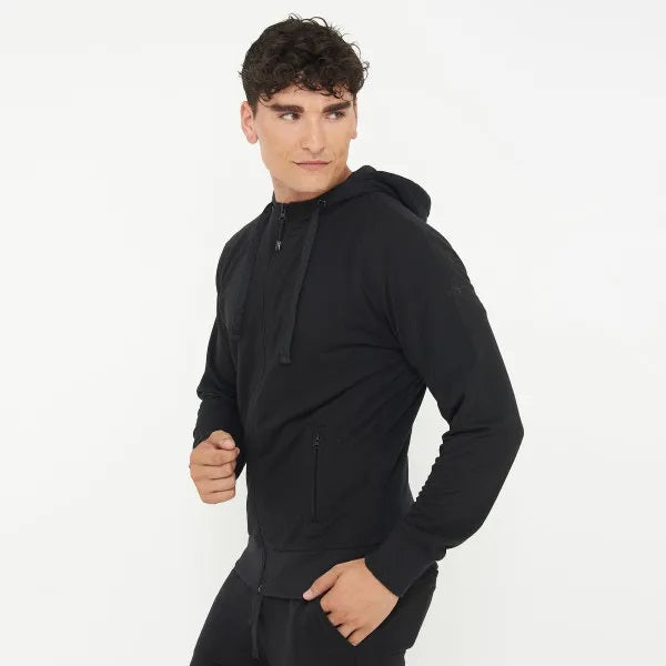 legea-f-zippy-felpa-leggera-con-cappuccio-full-zip-nero-2xl image 2