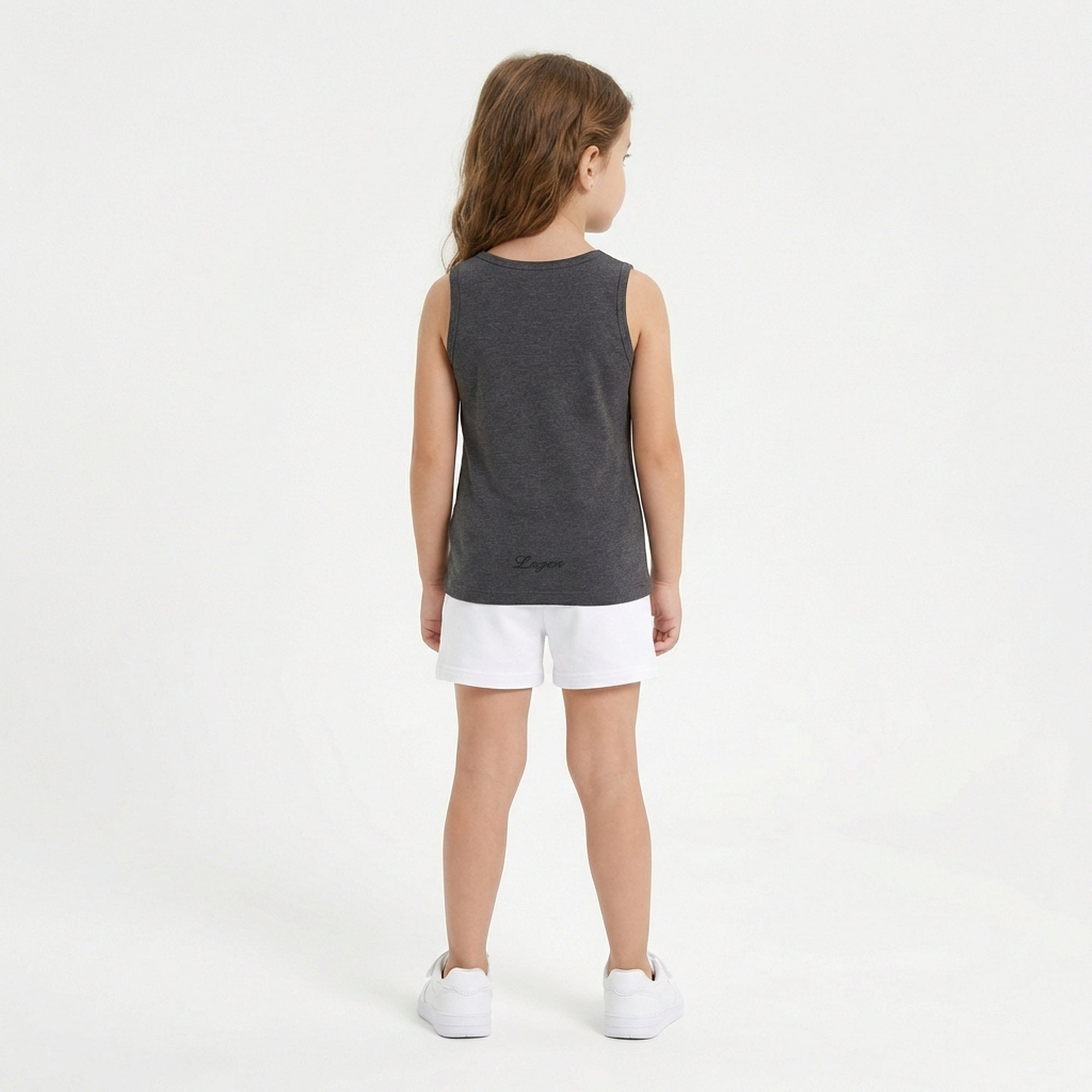 legea-canotta-cotone-raita-spalle-larghe-grigio-melange-scuro-xs image 2