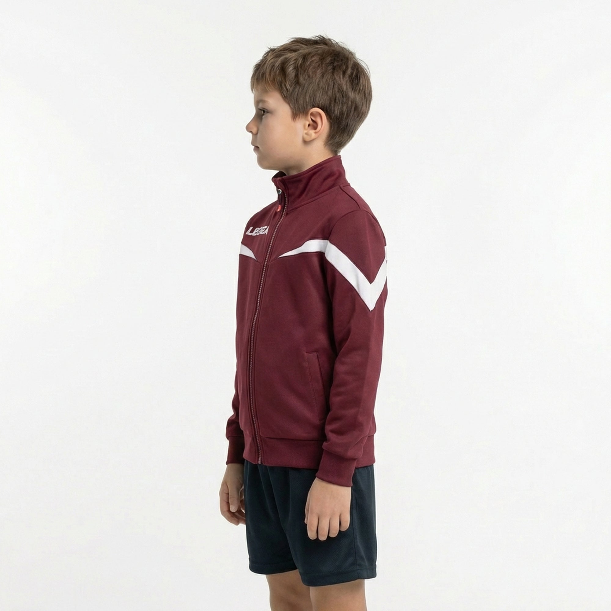 legea-salvador-giacca-sportiva-con-zip-granata-2xs image 3