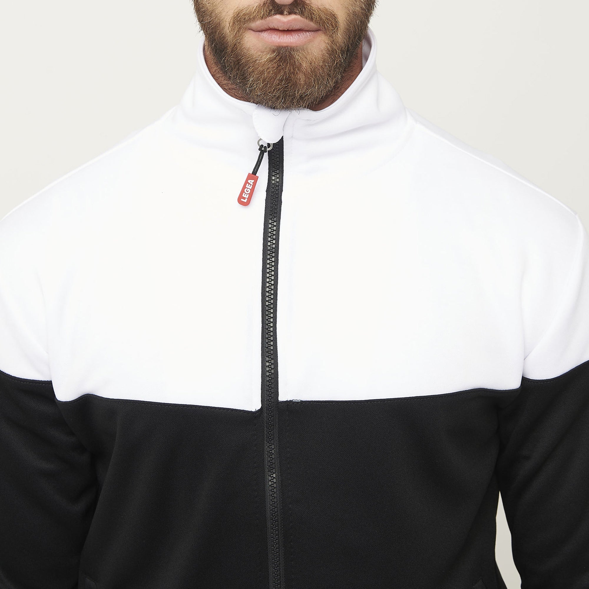legea-ontario-senior-giacca-bicolor-full-zip-nero-bianco-2xl image 3