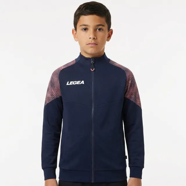 legea-manila-giacca-zip-antivento-blu-pesca-neon-xs-taglie-piccole image 1
