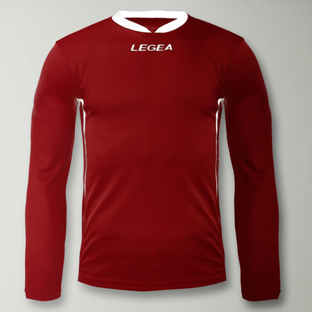 legea-dusseldorf-maglia-calcio-ml-con-zip-granata-bianco-l image 1