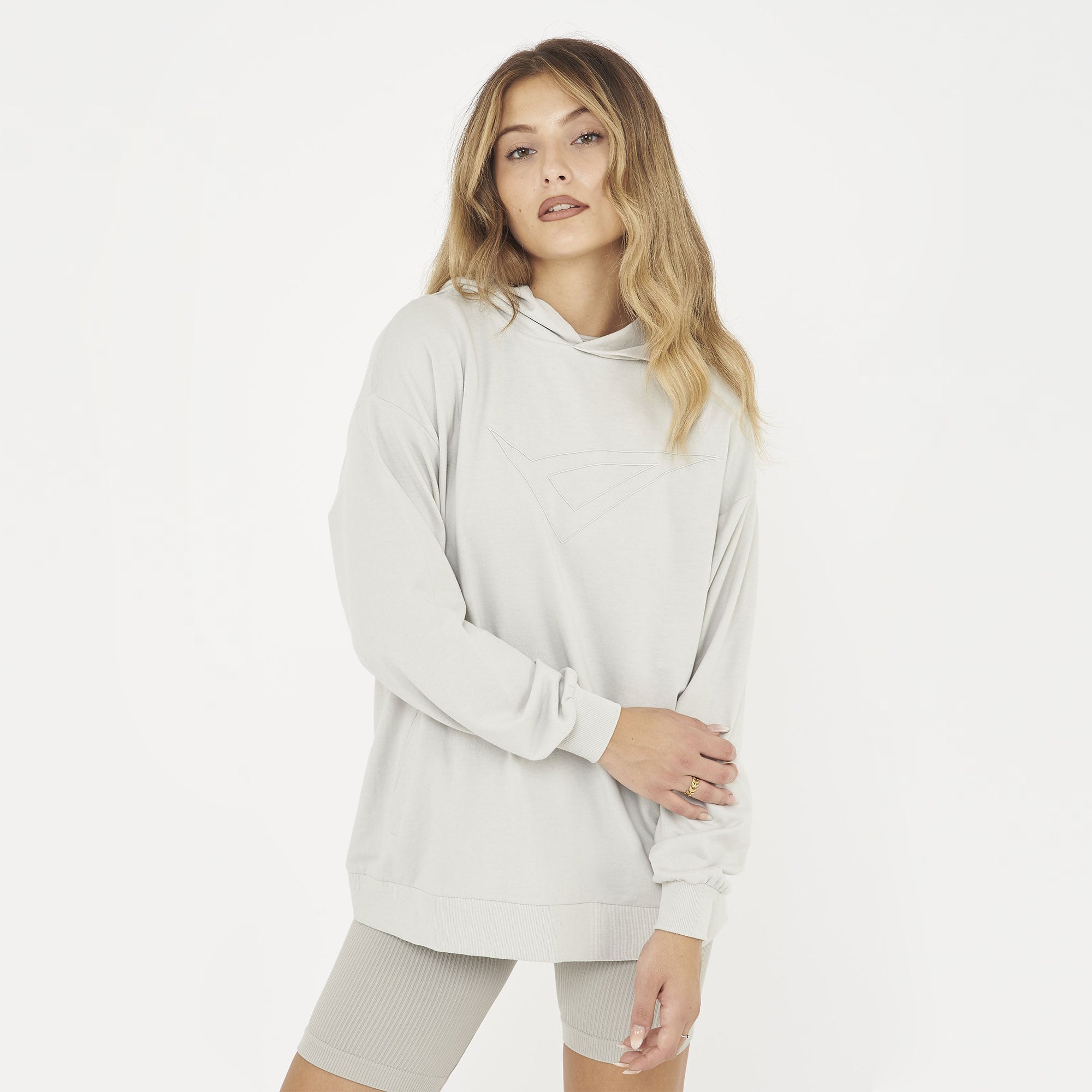 legea-f-loosy-felpa-con-cappuccio-in-cotone-unisex-grigio-chiaro-s image 1