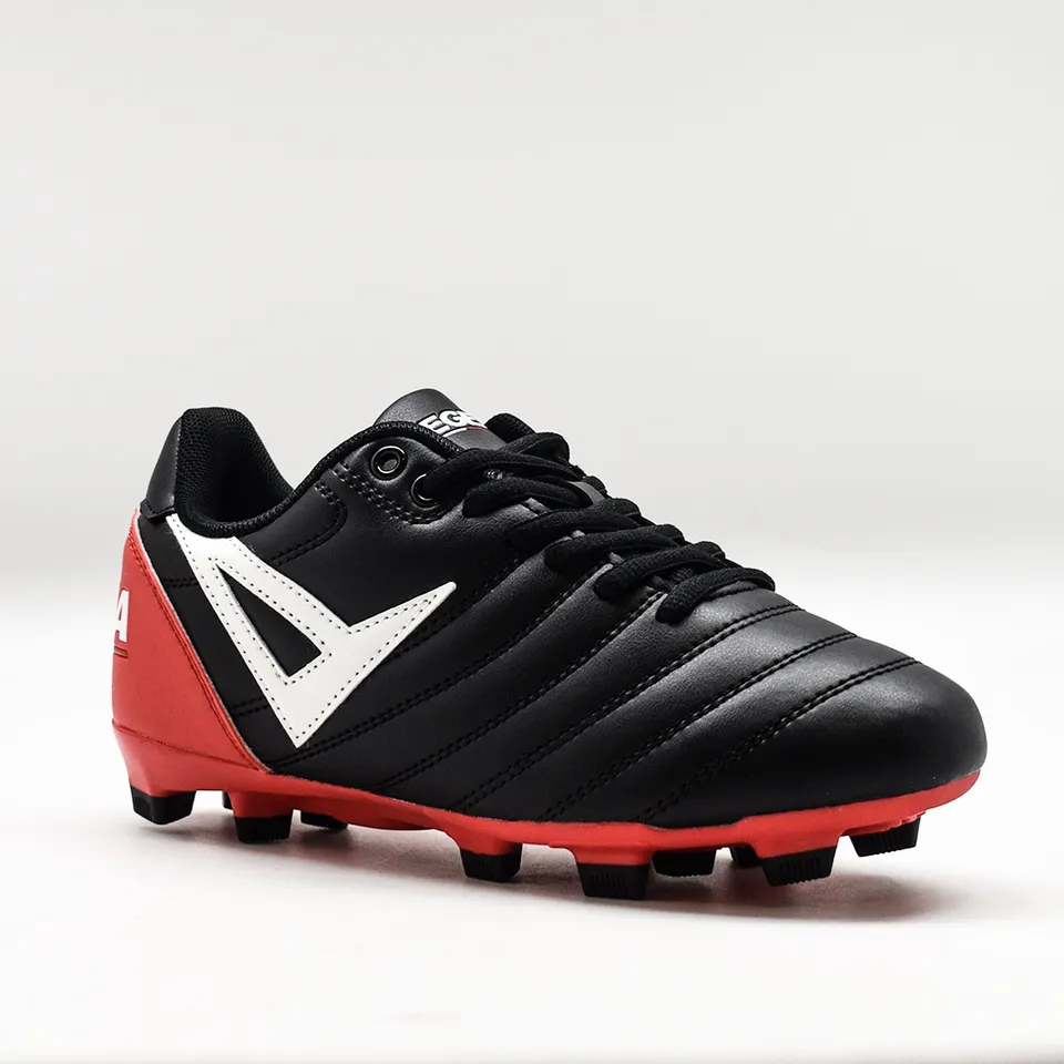 legea-doko-scarpa-da-calcio-nero-rosso-43 image 1