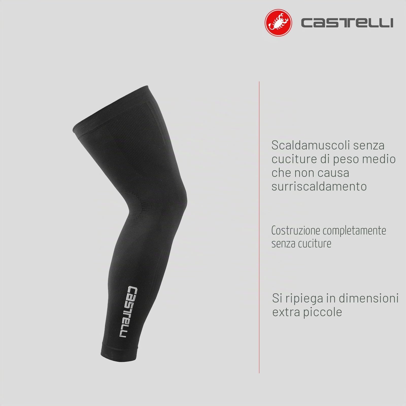 castelli-pro-seamless-scaldagambe-unisex-adulto image 2