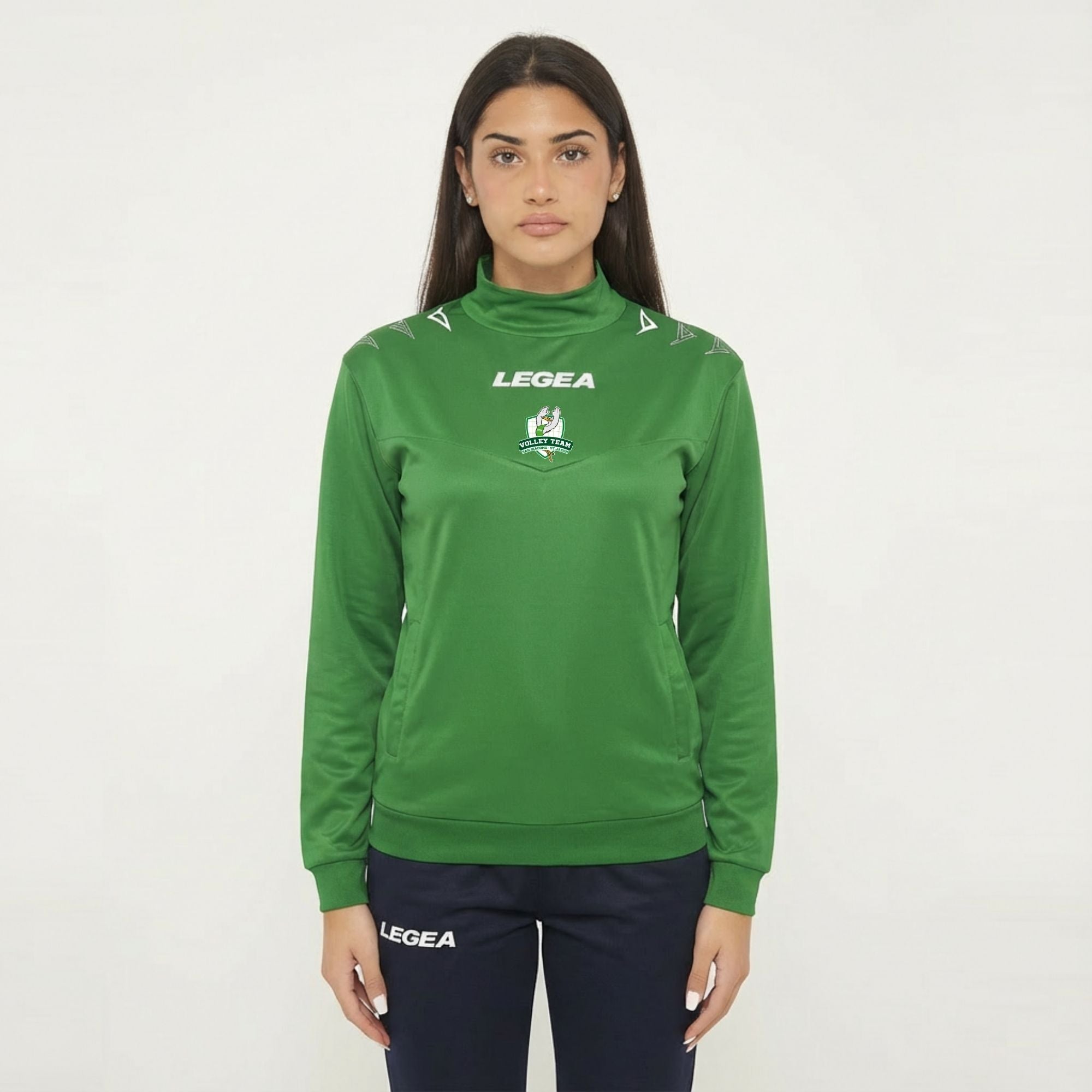 legea-volley-team-san-giacomo-giacca-collo-alto-allenamento-verde image 1