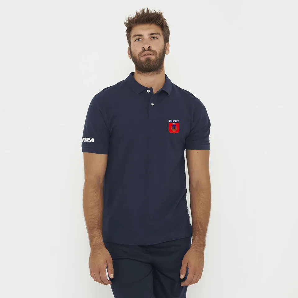 legea-altarese-1929-polo-in-cotone-blu image 1