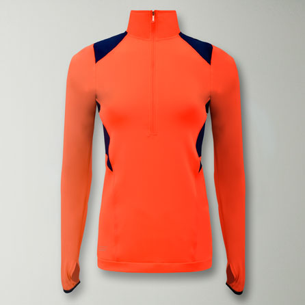 legea-actsleeves-lowl-maglia-running-donna-manica-lunga-arancio-fluo-s image 1
