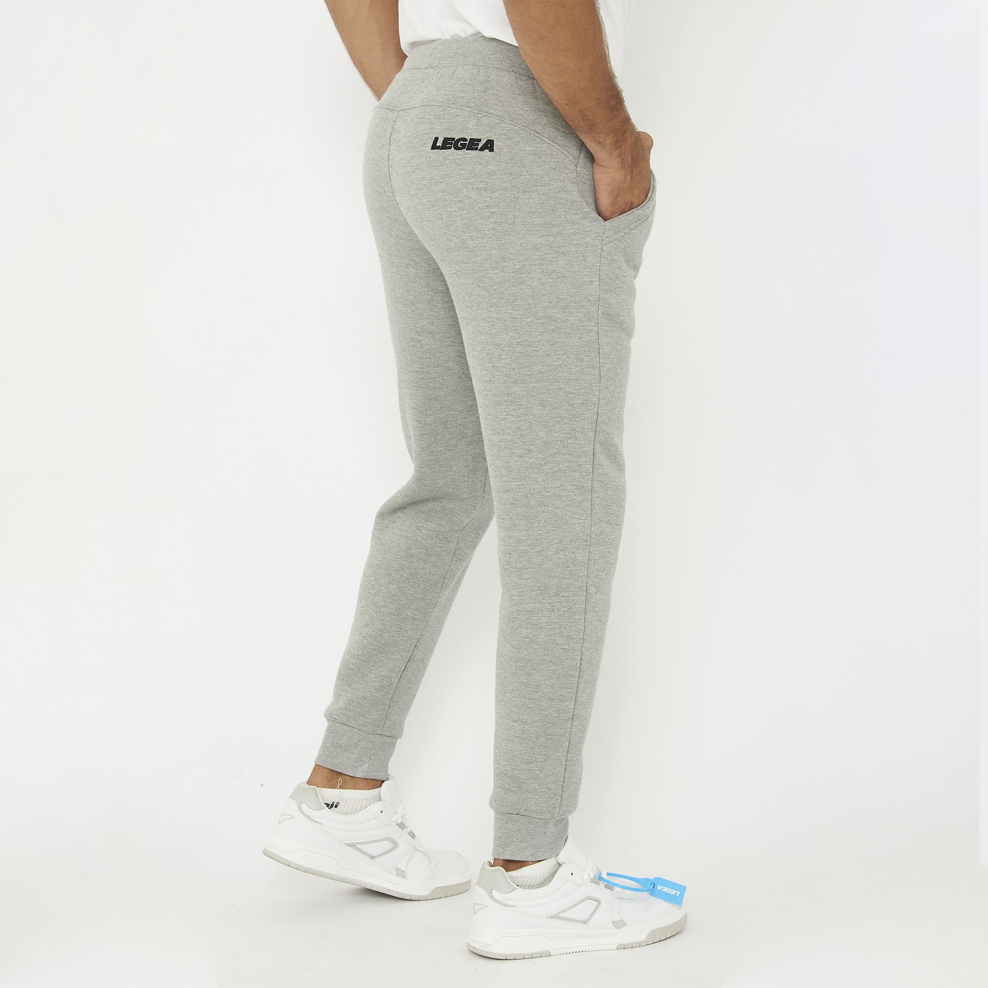legea-sofia-pantaloni-sportivi-felpati-con-tasche-grigio-melange-l image 2