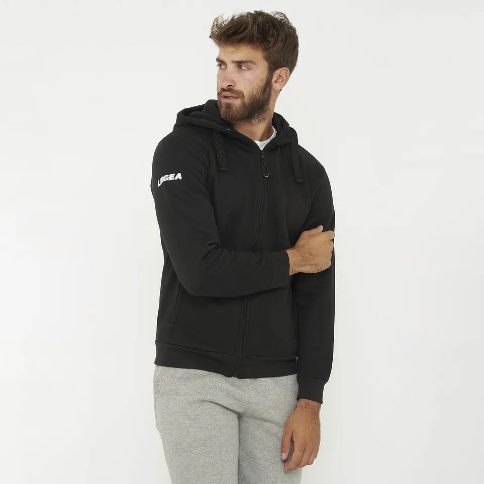 legea-sarajevo-felpa-con-cappuccio-e-zip-nero-2xl image 1