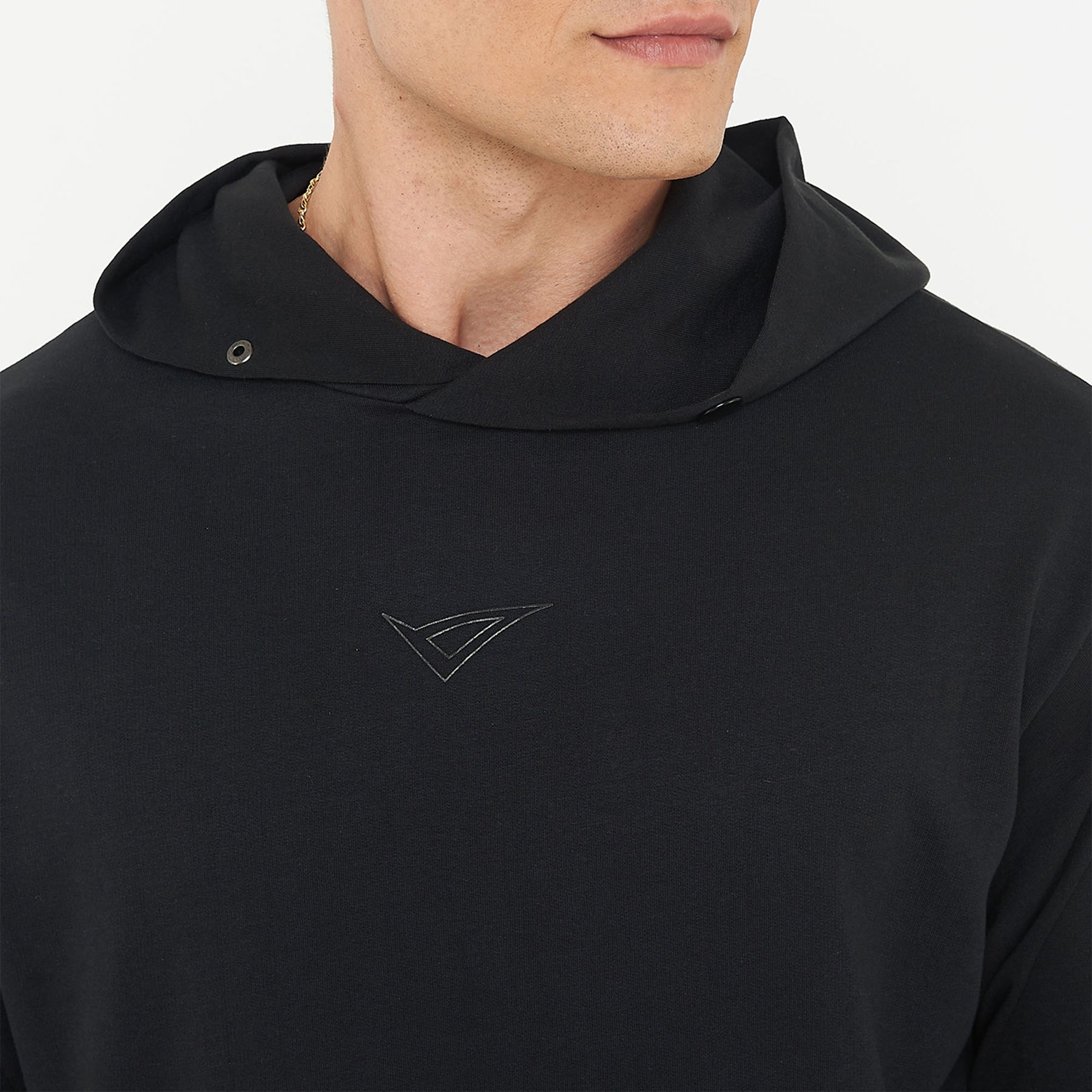 legea-felpa-unisex-f-boxy-con-cappuccio-in-cotone-nero-xl image 3