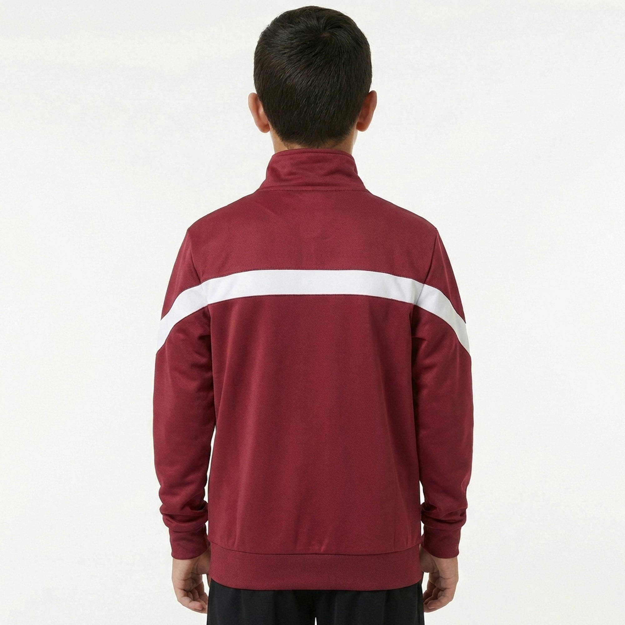 legea-mosca-giacca-sportiva-con-zip-taglie-piccole-granata-2xs image 2