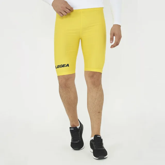 legea-corsa-pantaloncini-termici-da-allenamento-giallo-m image 1