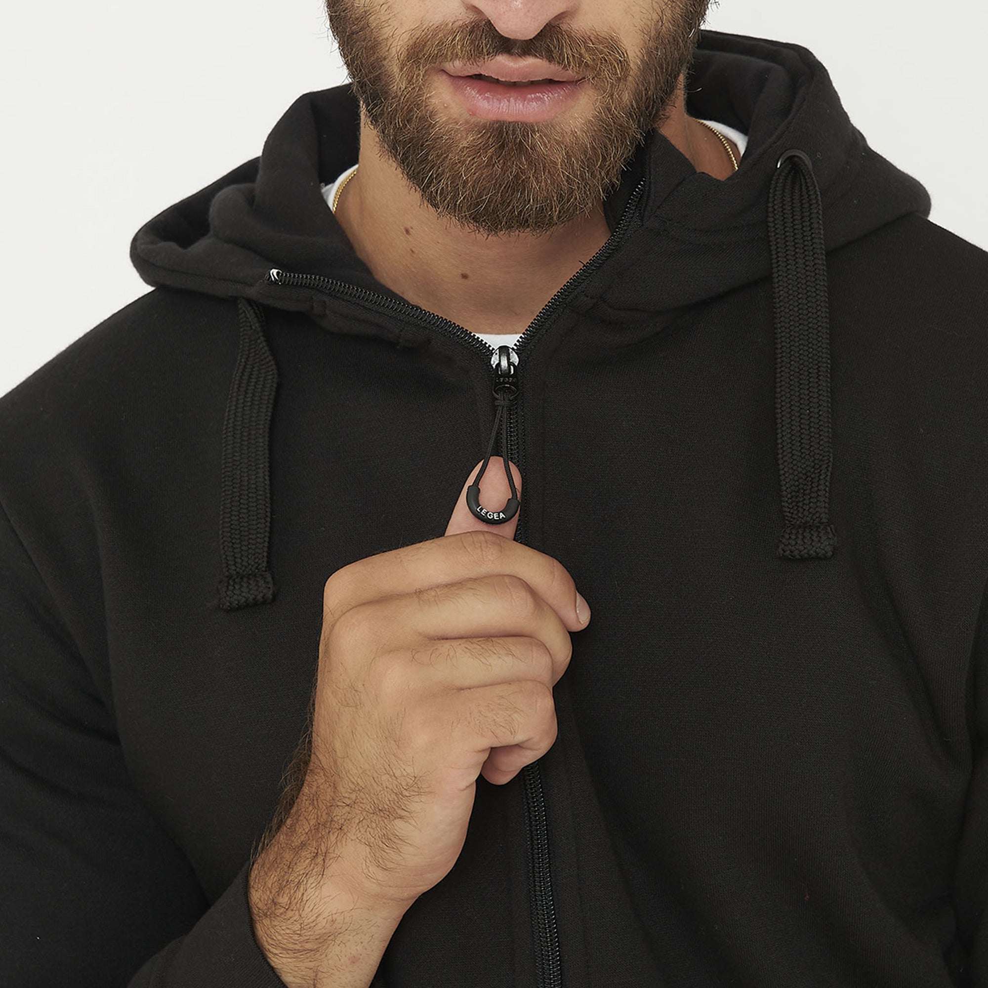 legea-sarajevo-sofia-tuta-completa-felpata-con-zip-nero-grigio image 7