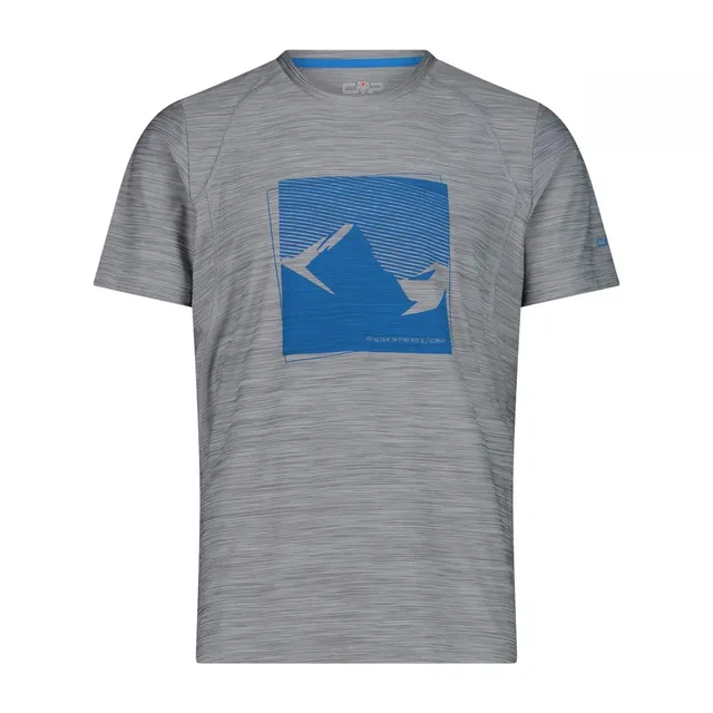cmp-t-shirt-elasticizzata-jersey-melange-uomo image 1