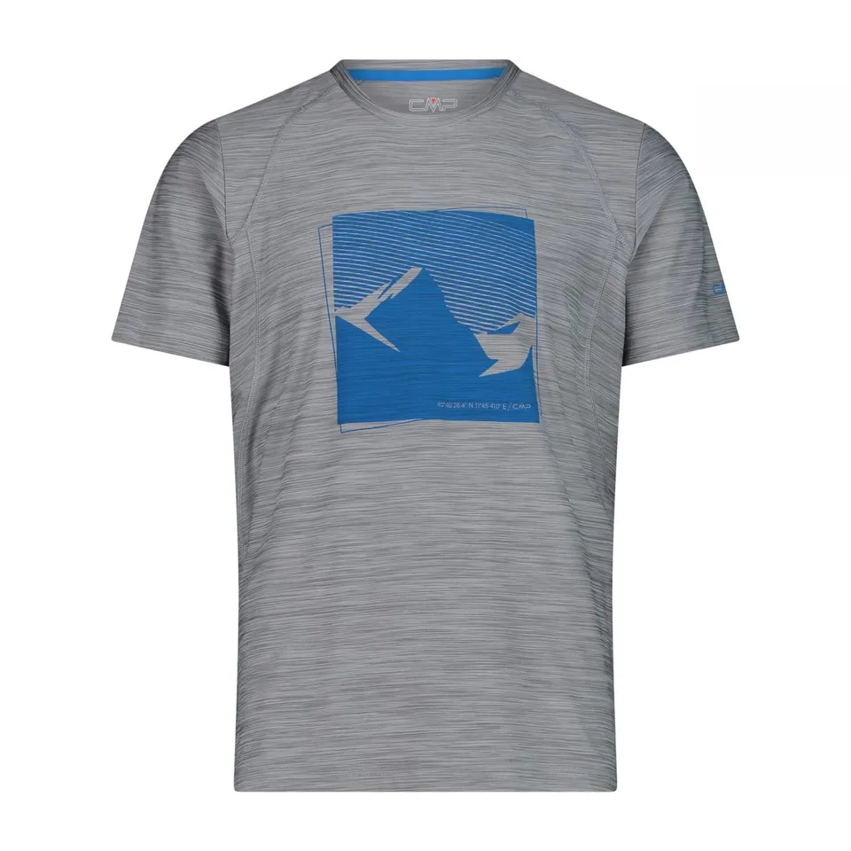 cmp-t-shirt-elasticizzata-jersey-melange-uomo image 1