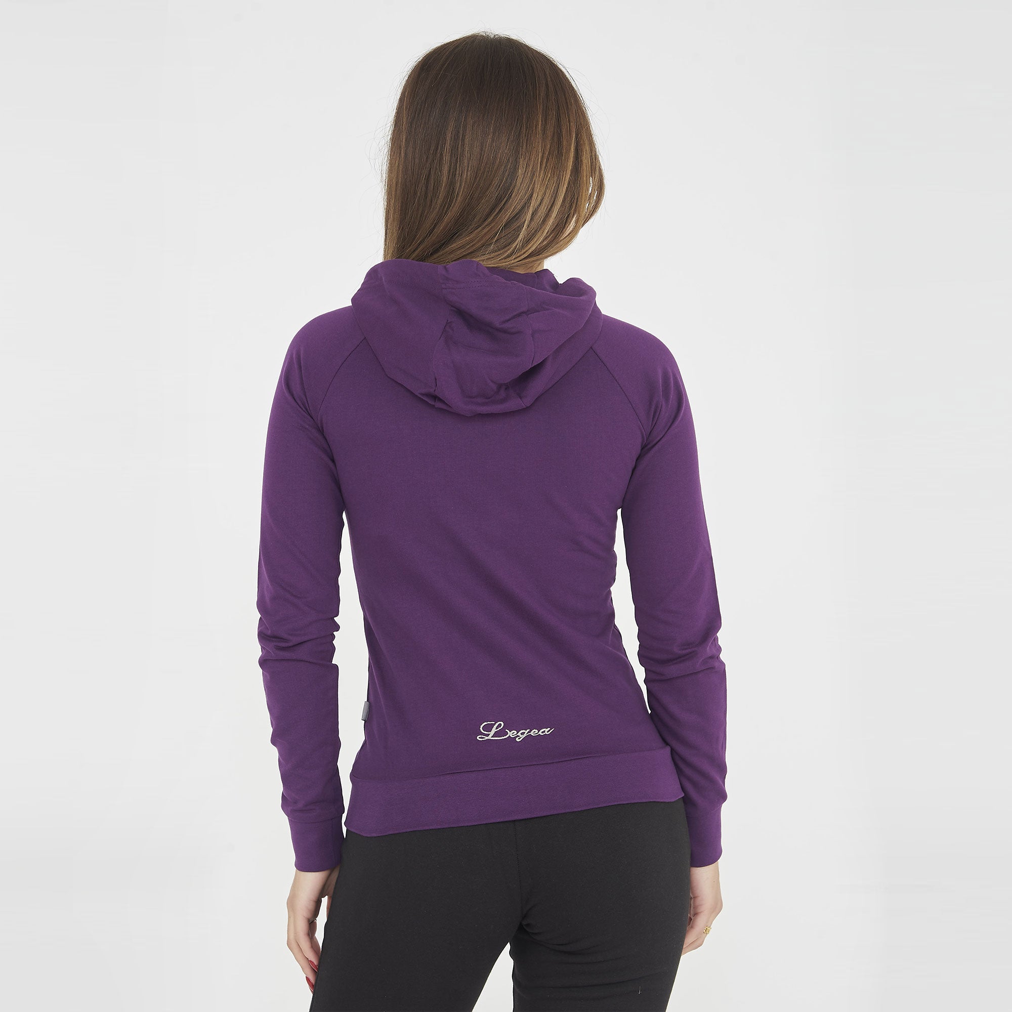 legea-giacca-sportiva-dair-con-zip-e-cappuccio-viola-xs-donna image 3