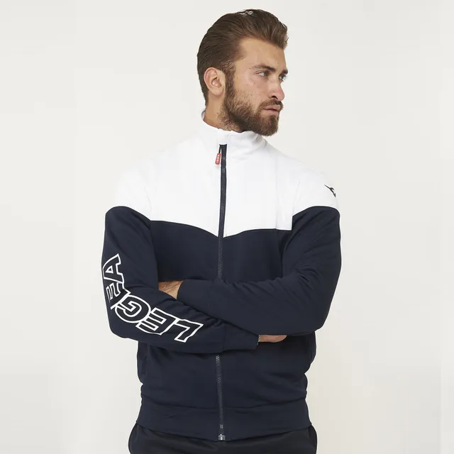 legea-ontario-senior-giacca-bicolor-full-zip-blu-bianco-2xl image 1
