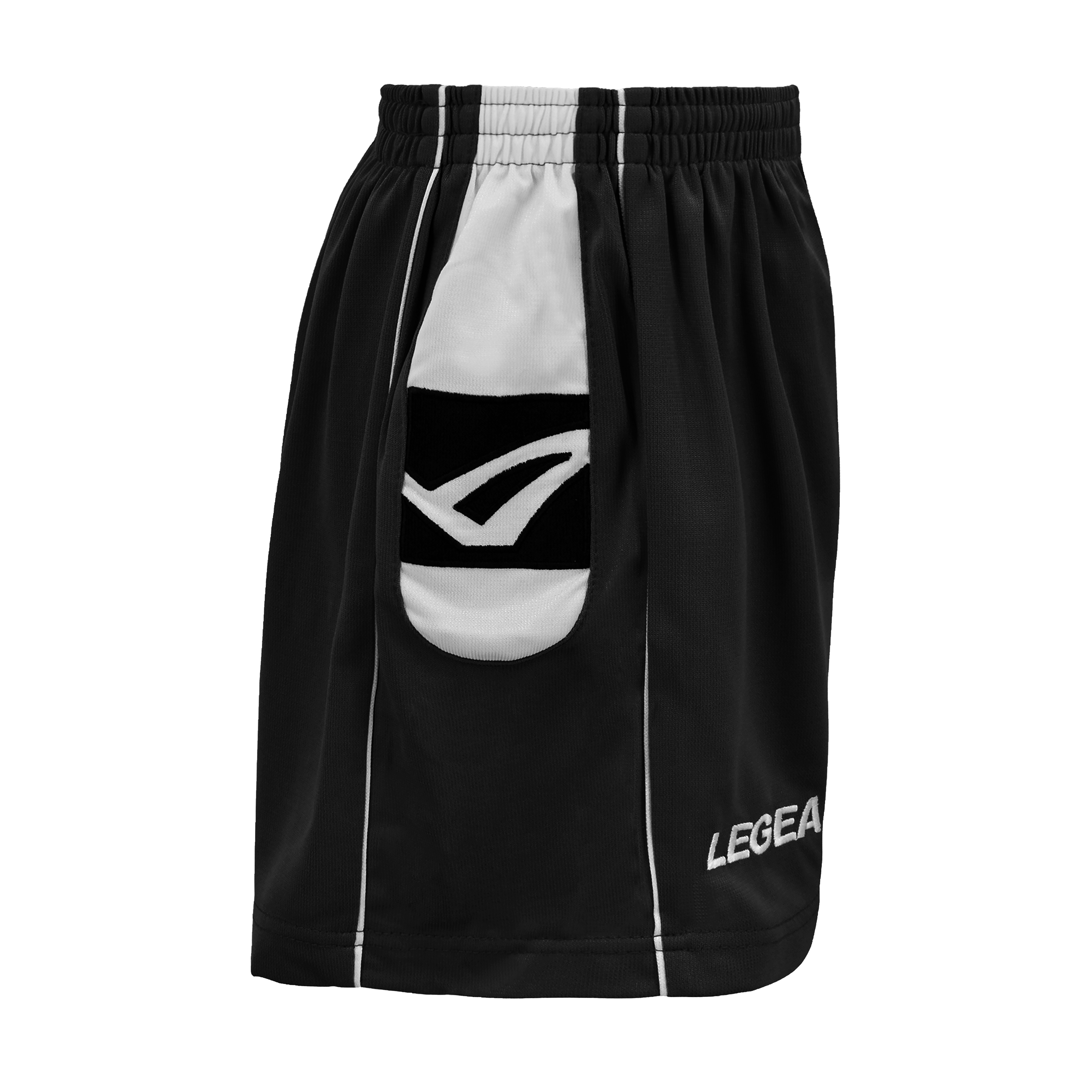 legea-napoli-pantaloncini-in-poliestere-taglie-piccole-nero-2xs image 2