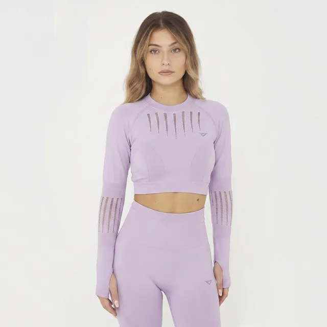 legea-rue-maglia-crop-allenamento-con-passapollice-lilla-xl image 1