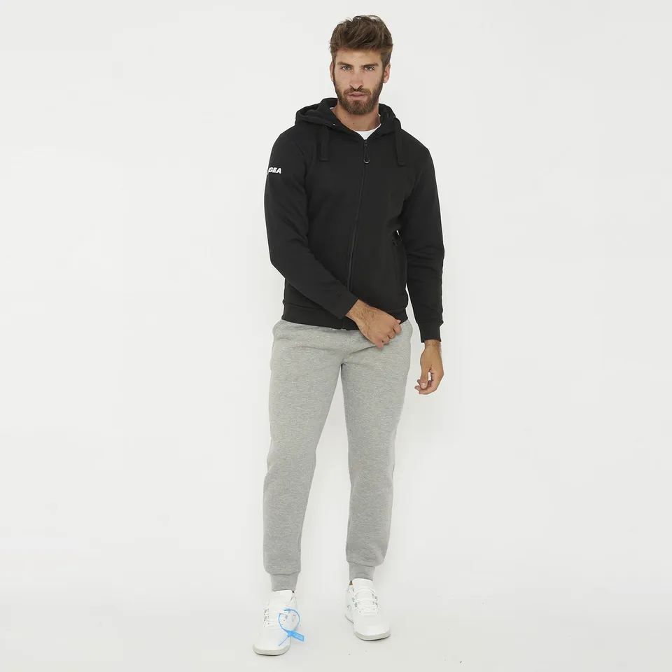 legea-sarajevo-sofia-tuta-completa-felpata-con-zip-nero-grigio image 1