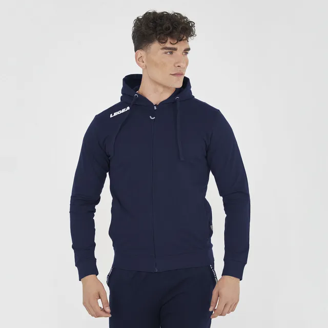 legea-farel-felpa-con-zip-e-cappuccio-french-terry-blu-2xl image 1