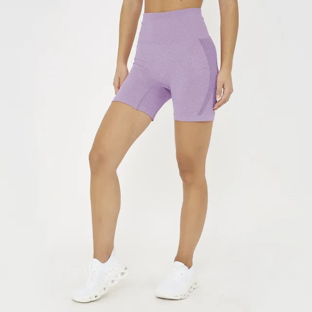 legea-jules-short-aderente-allenamento-donna-push-up-lilla-s image 1